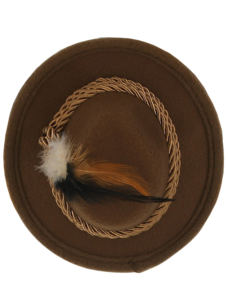 Mini Brown Oktoberfest Hat - Packaging Image
