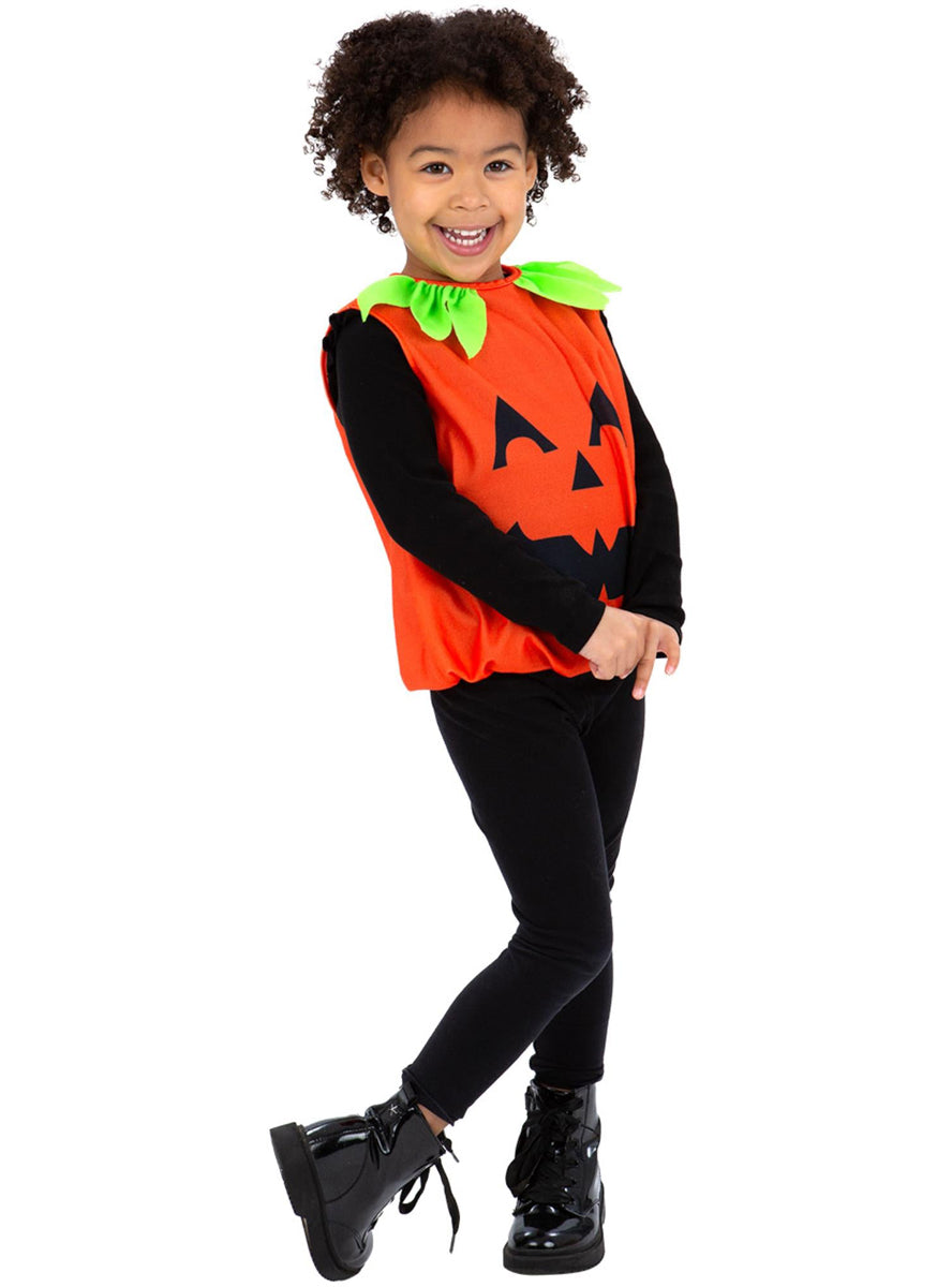 Toddler jack o lantern halloween costume - Alternative image