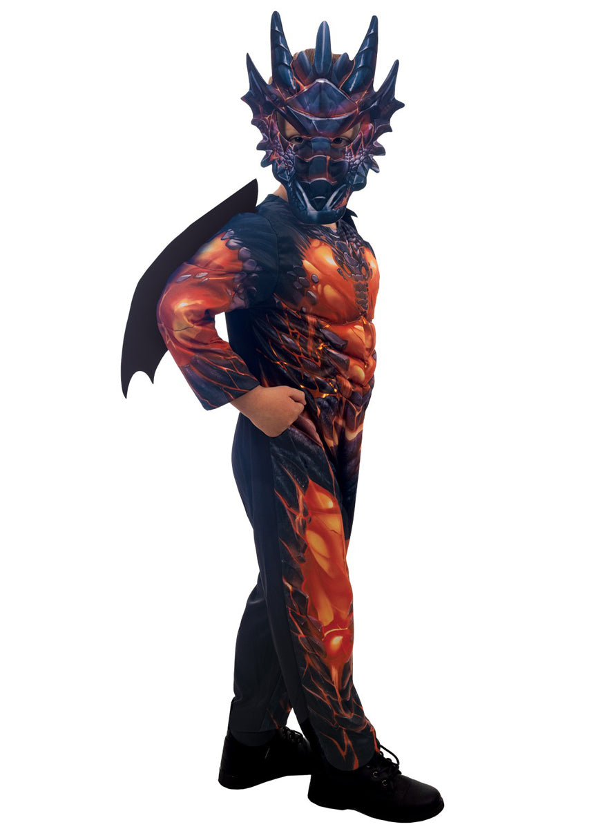 Orange Dragon Kids Halloween Costume - Main Image