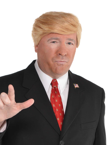 Orange Donald Trump Wig for Men