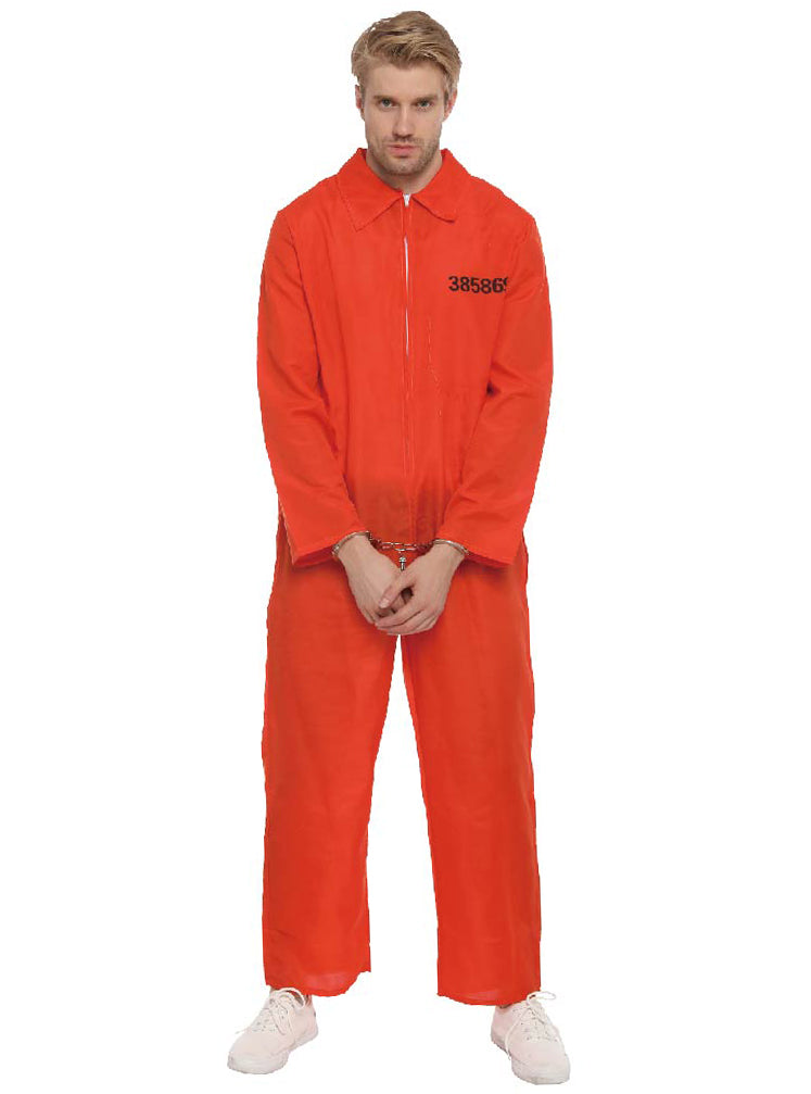 thumbnail image 2 of Deaboat Prisoner Jumpsuit Men Halloween Costume - Barbados | Ubuy 2 of 12