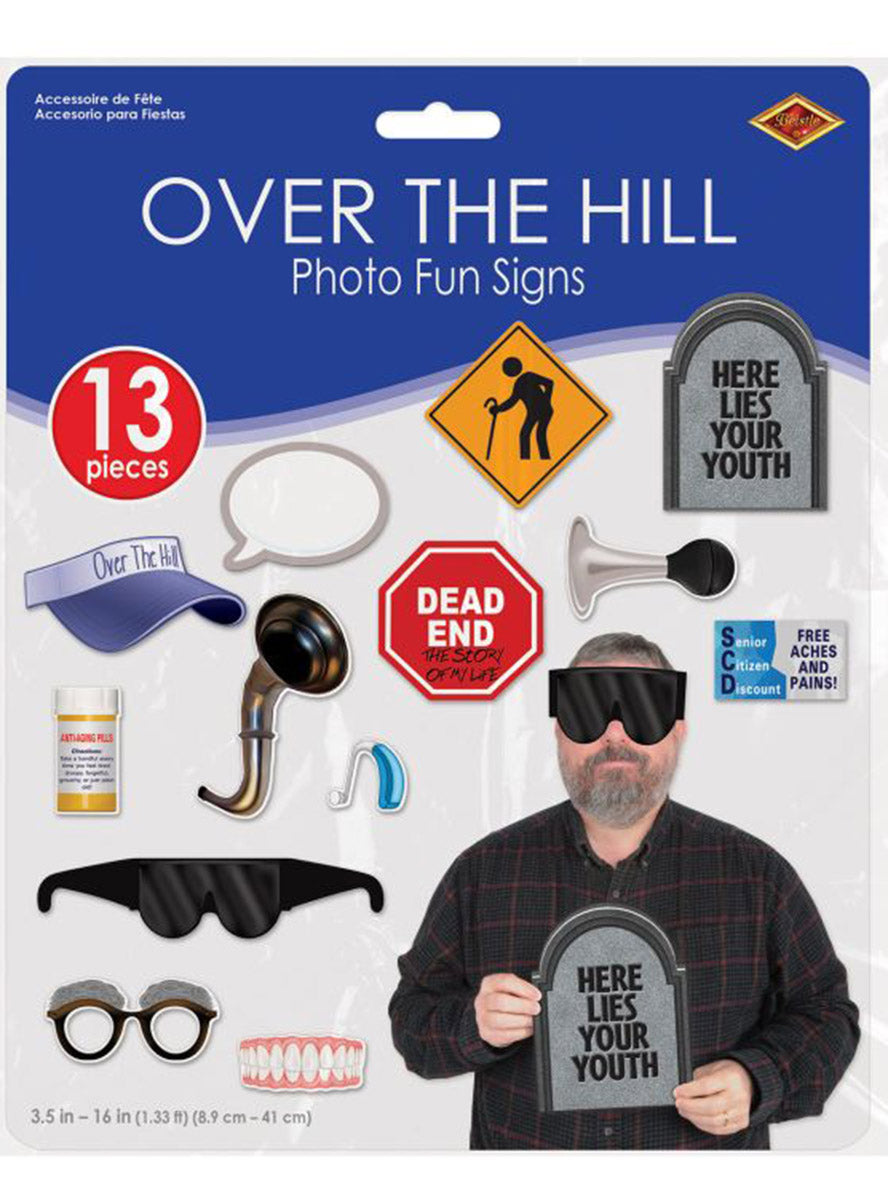 Over the Hill Photo Props - Packaging Image