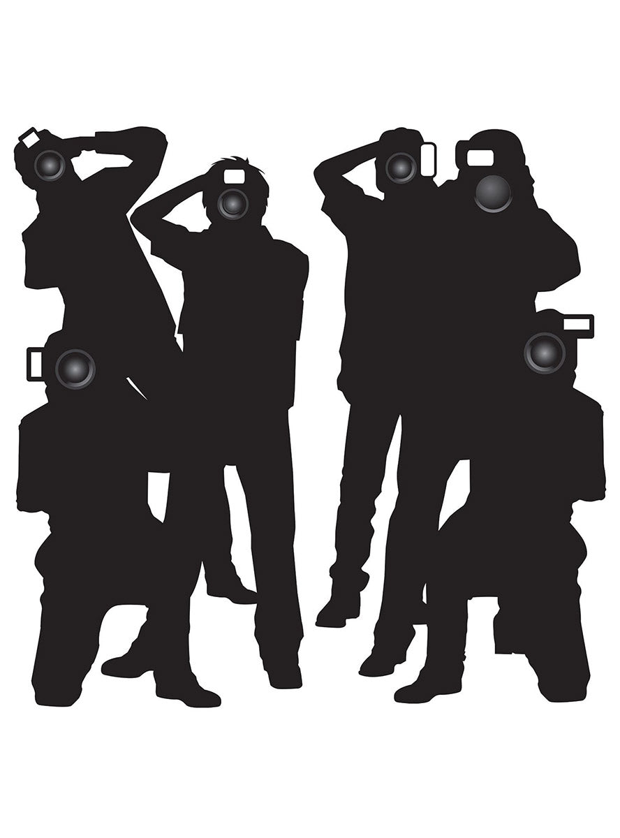 Paparazzi Silhouette Cut Outs - Main Image