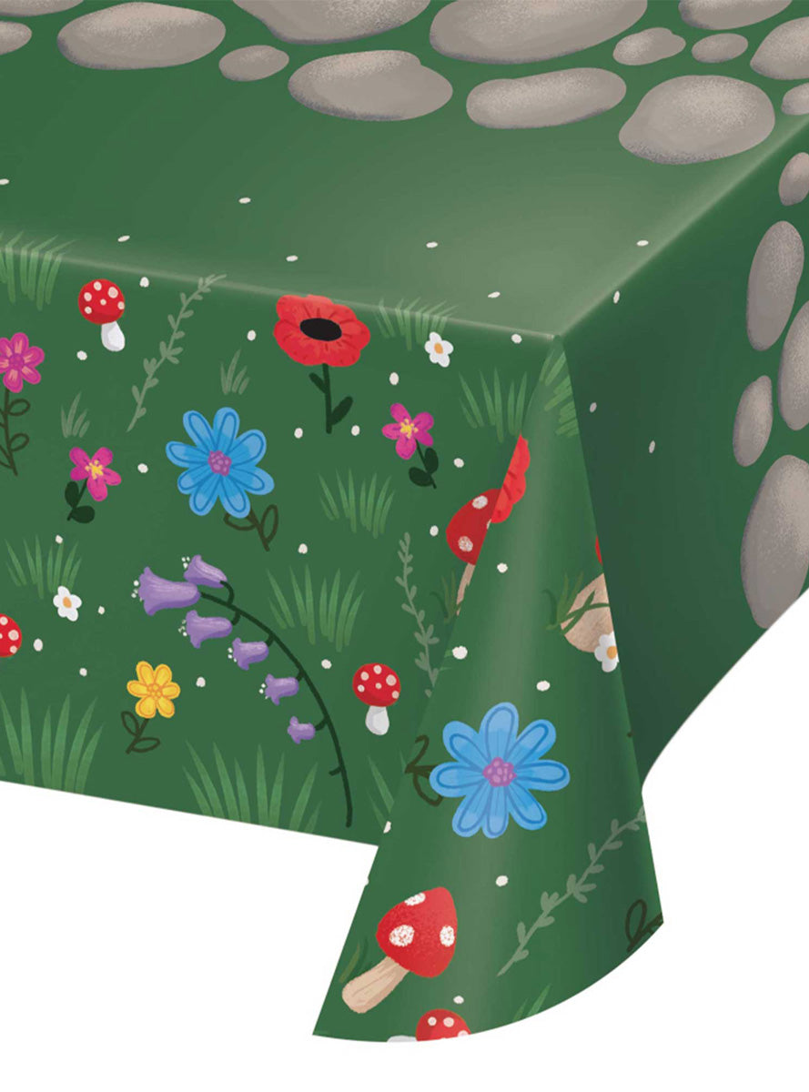 Party Gnomes 159cm All Over Print Paper Table Cover – Main Image