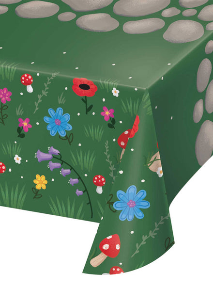 Party Gnomes 159cm All Over Print Paper Table Cover – Main Image