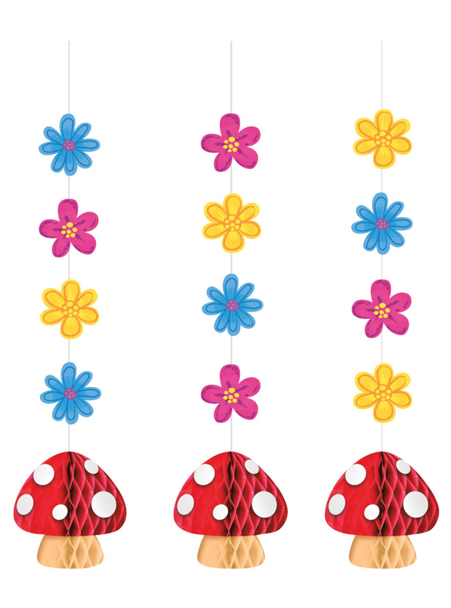 Party Gnomes 3 Pack 106cm Hanging Honeycomb Party Decorations – Main Image