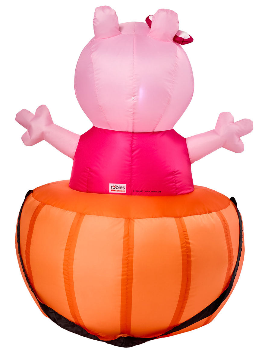 Peppa Pig 134cm Inflatable Halloween Decoration - Back Image
