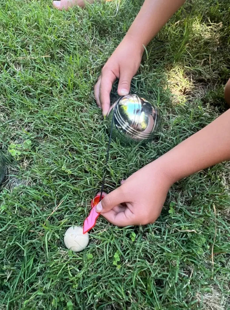 Petanque Deluxe Silver 8 Metal Balls Bocce Game - Image 3