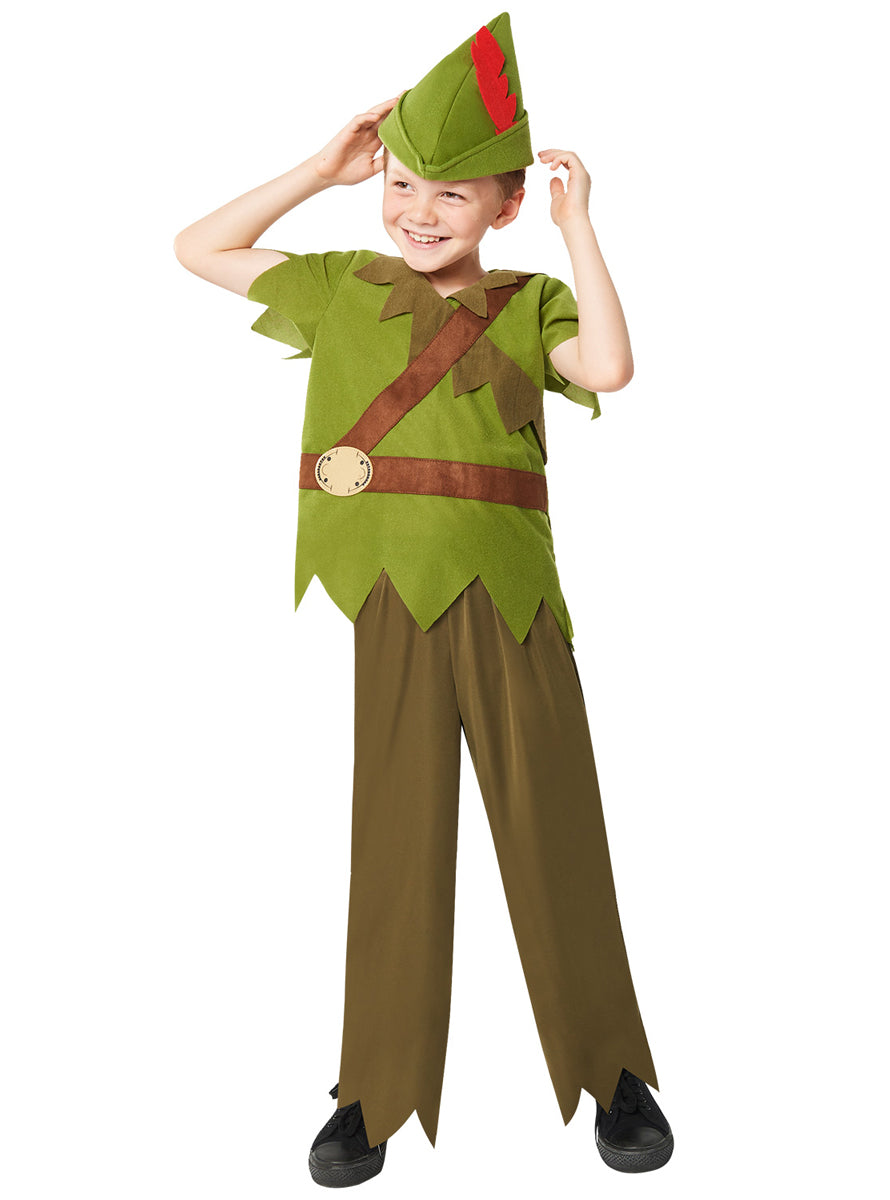 Classic Boys Peter Pan Book Week Costume - Main Image