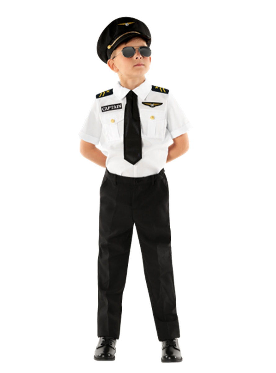 Boys Aviator Pilot Occupation Costume