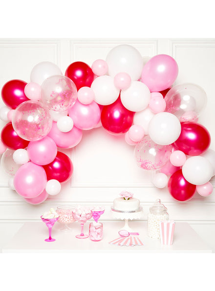 Pink And White Diy 70 Balloon Garland Kit Am 9907433 Main Image