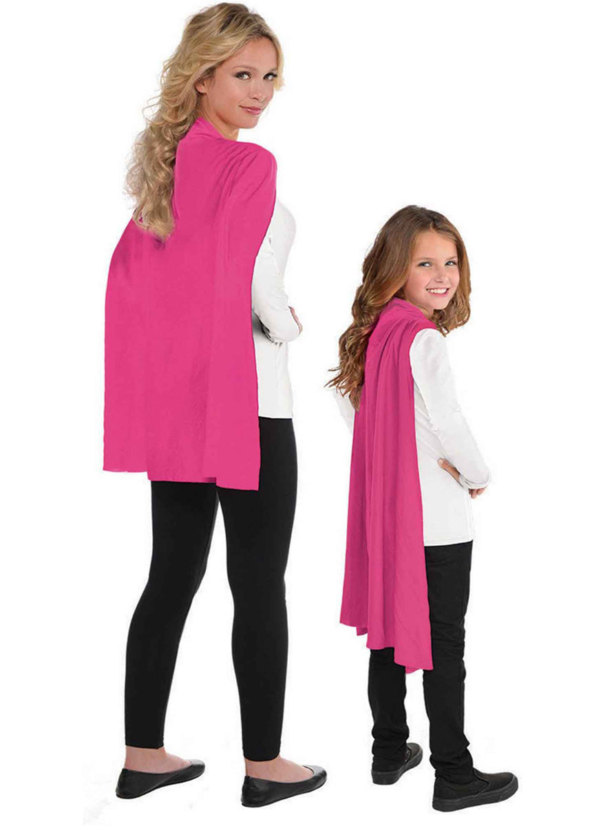 Pink Fabric Costume Cape