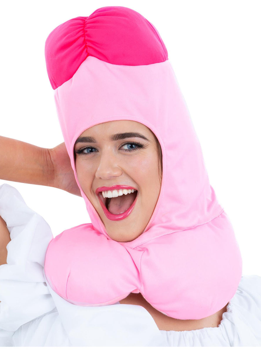 Hens Party Womens Novelty Plush Willy Headpiece - Main Image