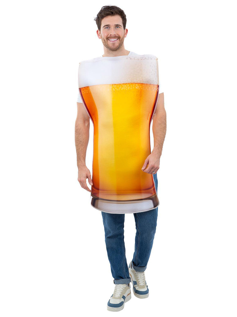 Mens funny glass of beer costume - Main image