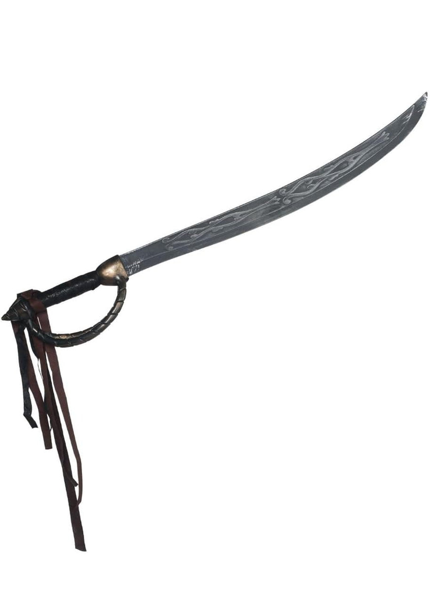 Brown Tassel Handle Pirate Sword