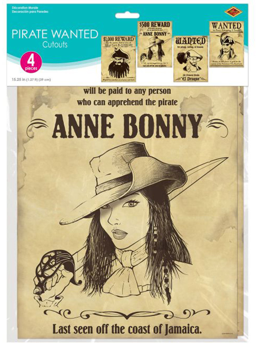 Wanted Pirate Signs - Packaging Image