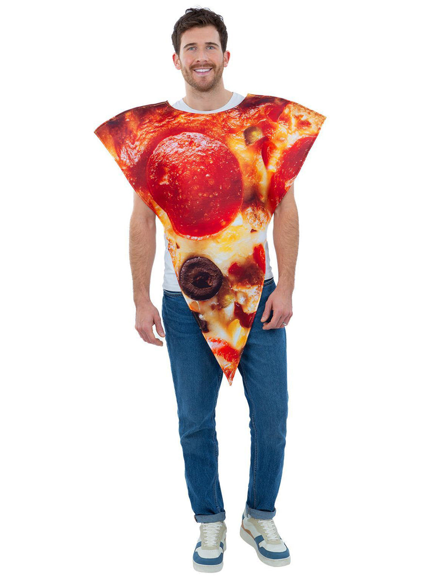 Mens novelty pizza costume - Alternative image