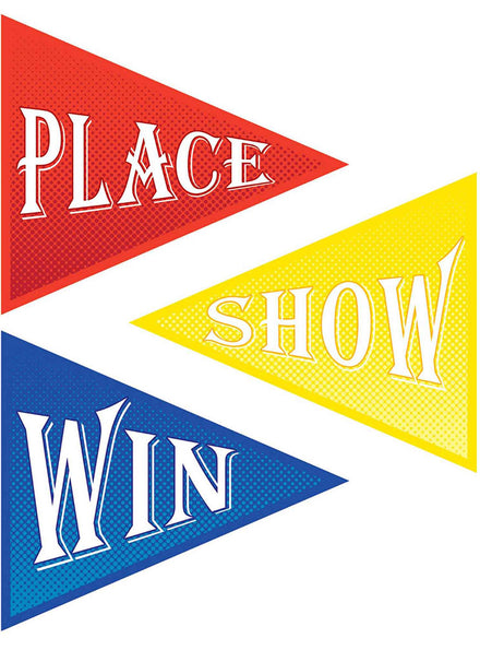 Racing Place Win Show Cut Outs - Main Image