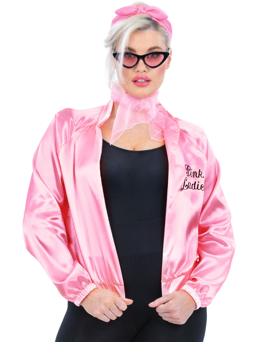 Grease Plus Size Pink Ladies Womens Costume and Accessories Set - Main Image