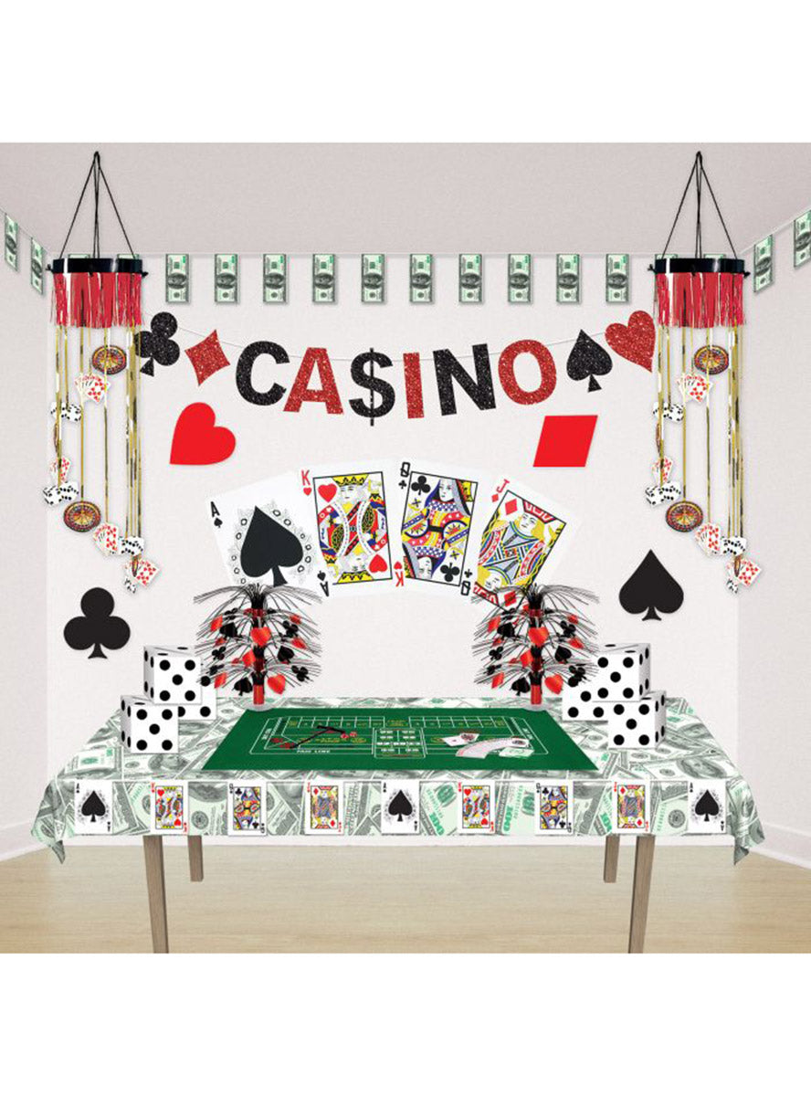 Casino Night Card Suit Cut Outs - Lifestyle Image