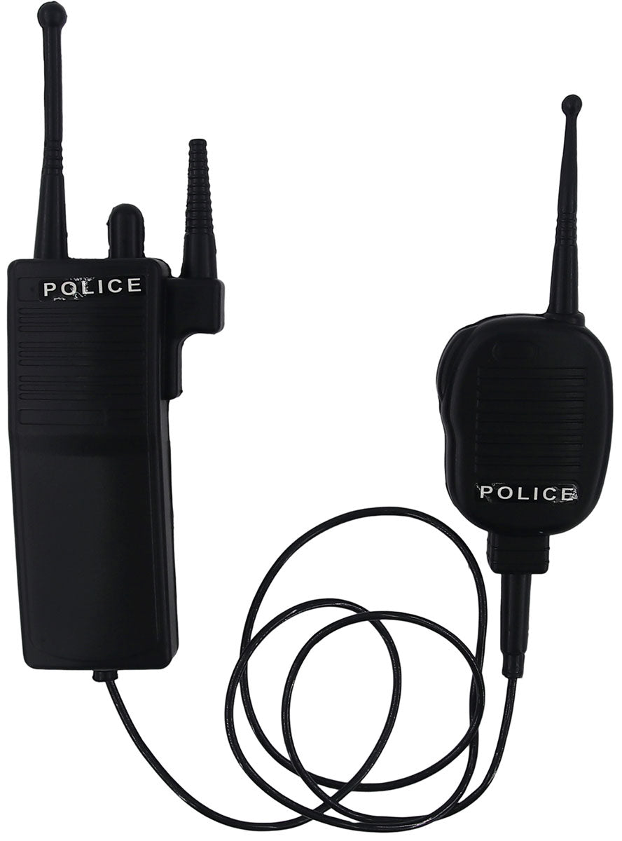 Image of Police Officer Pretend Walkie Talkie Costume Accessory