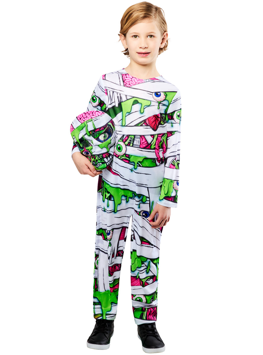 Halloween Pop Art Mummy Boys Costume - Alternate Image