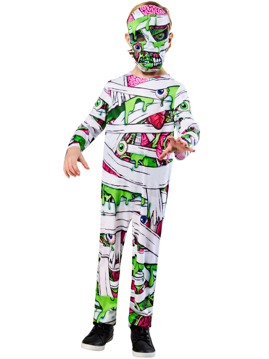 Halloween Pop Art Mummy Boys Costume - Main Image