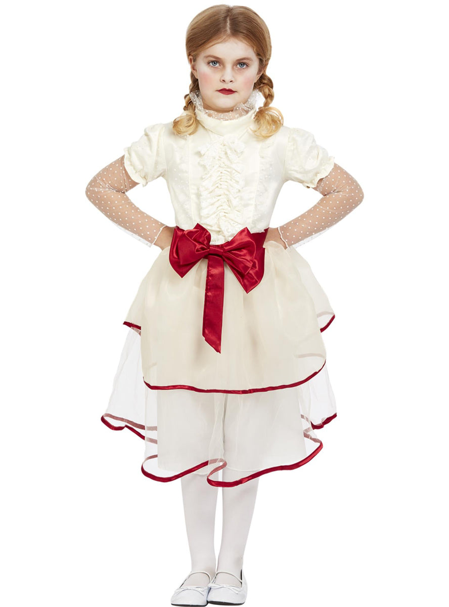 Girls annabelle halloween costume - alternative image