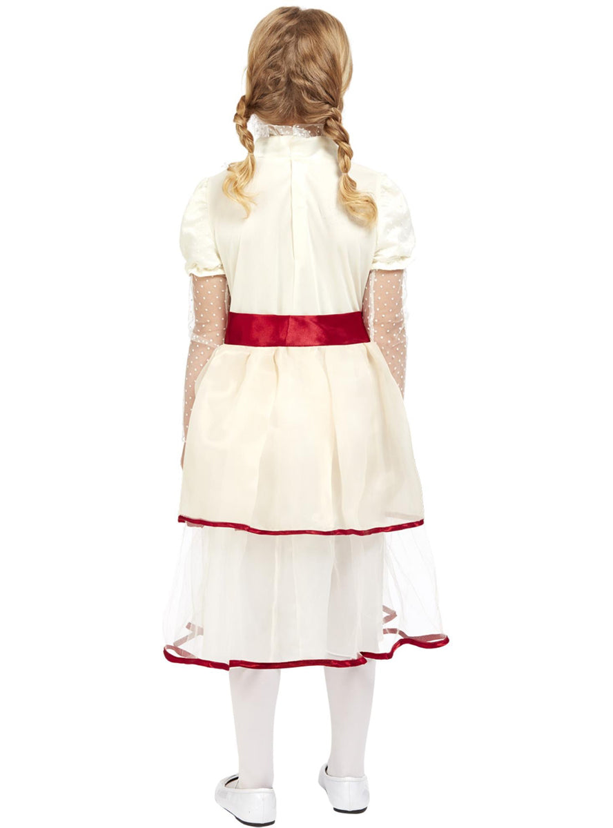 Girls annabelle halloween costume - back image