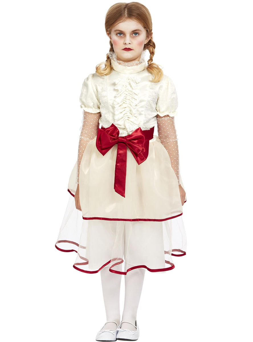 Girls annabelle halloween costume - Main image
