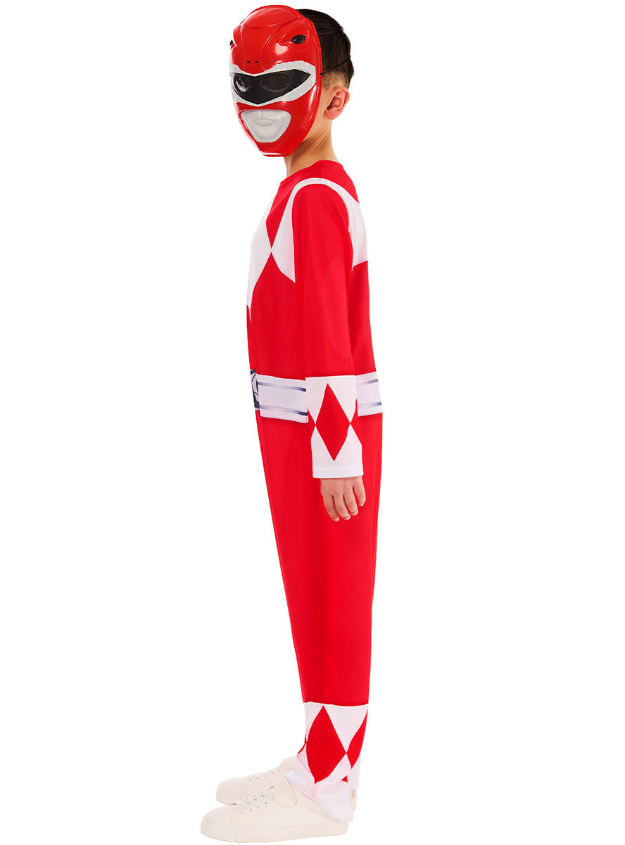 Power Rangers Boys Classic Red Ranger Costume - Side Image 2