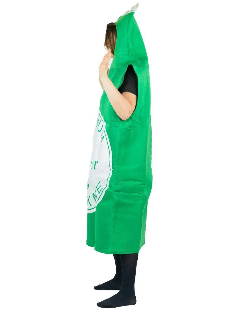 Premium Green Lager Beer Novelty Adults Costume - Side Image