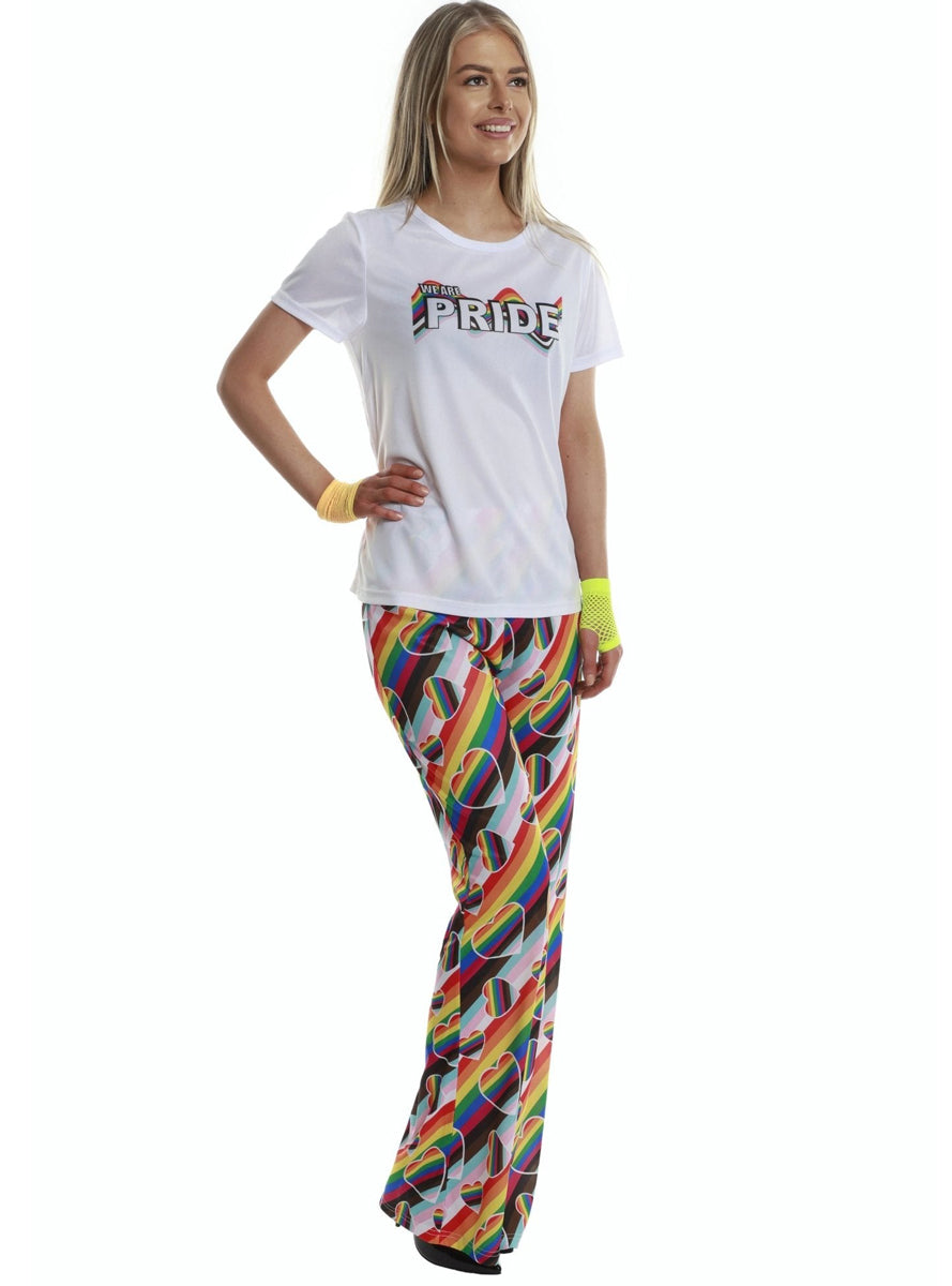 Plus Size Womens Rainbow Pride Costume Top - Main Image