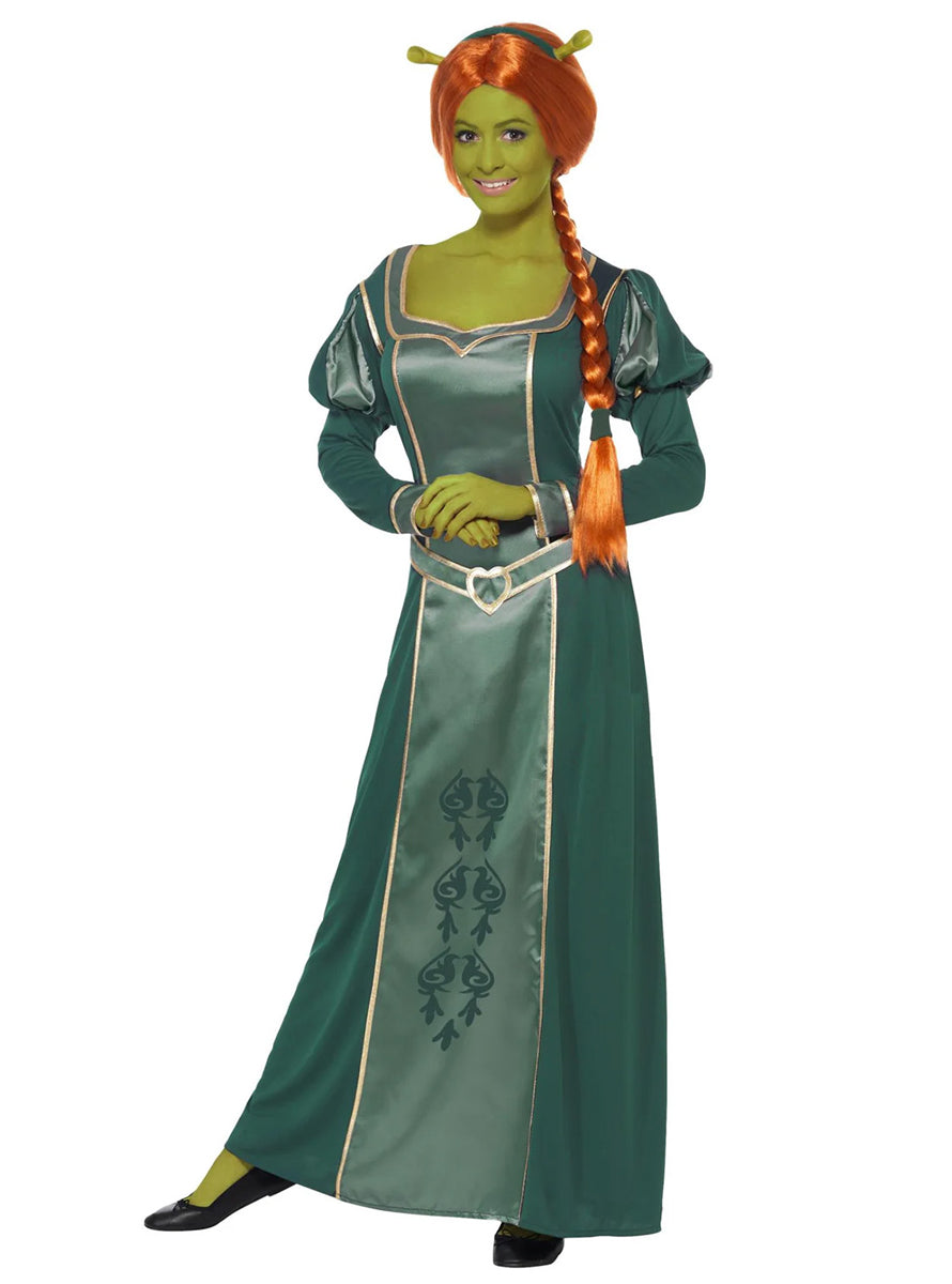 Princess Fiona Deluxe Womens Shrek Character Costume - Alternative Image
