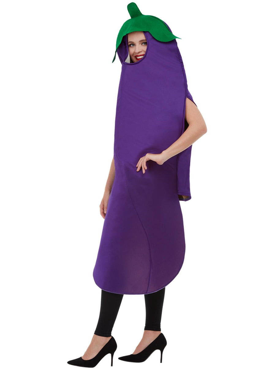 womens funny veggie eggplant costume - alternative image