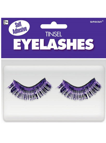 Purple Tinsel Fake Eyelashes