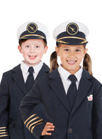 QANTAS Kids Pilot Captain Costume Hat - Main Image