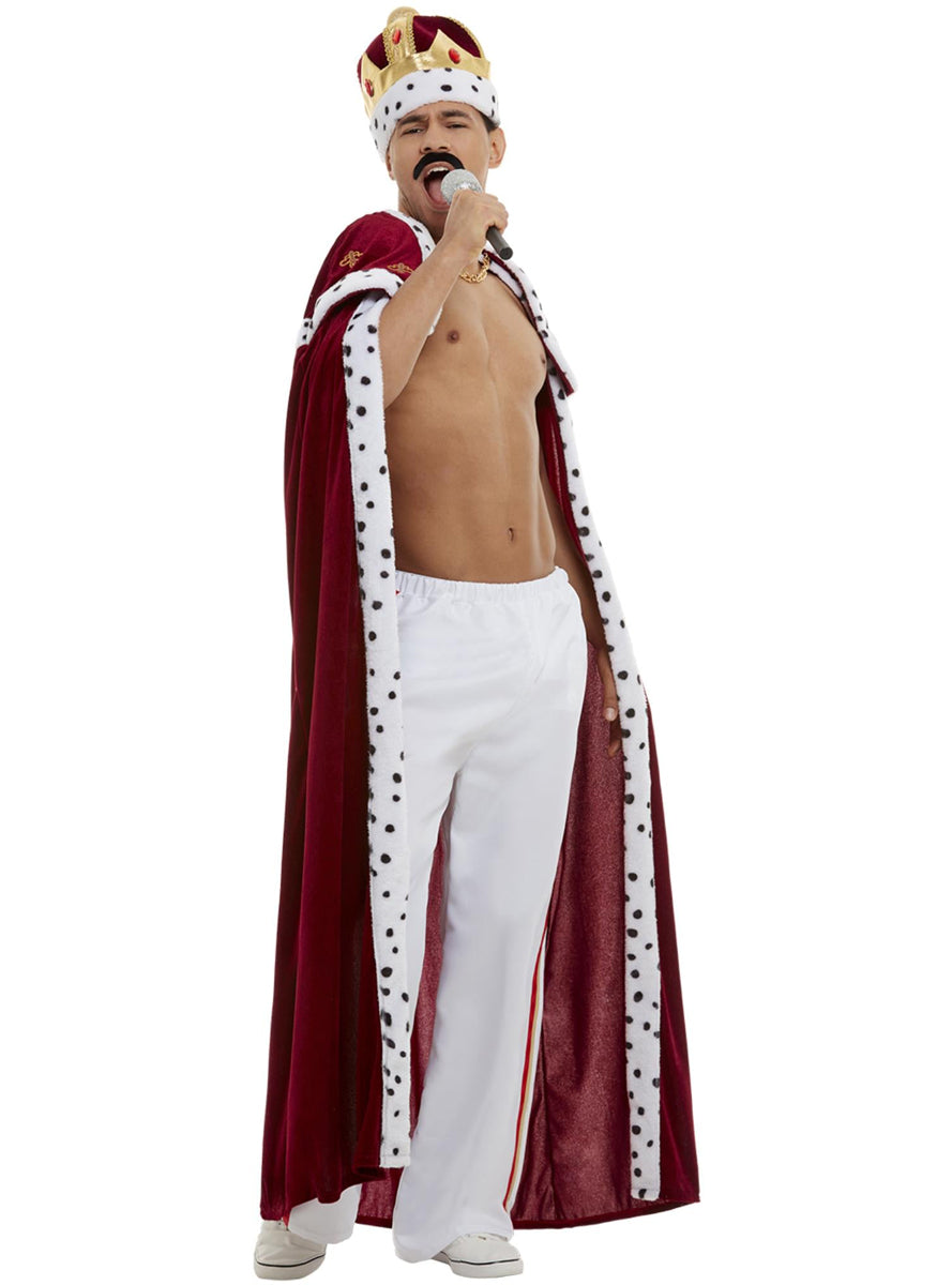 Mens Deluxe Freddy Mercury Queen Costume - Alternative Image