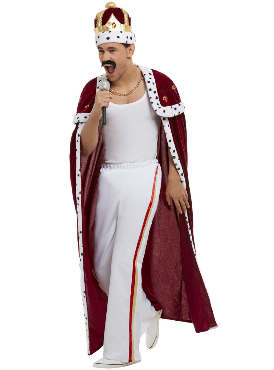 Mens Deluxe Freddy Mercury Queen Costume - Main Image