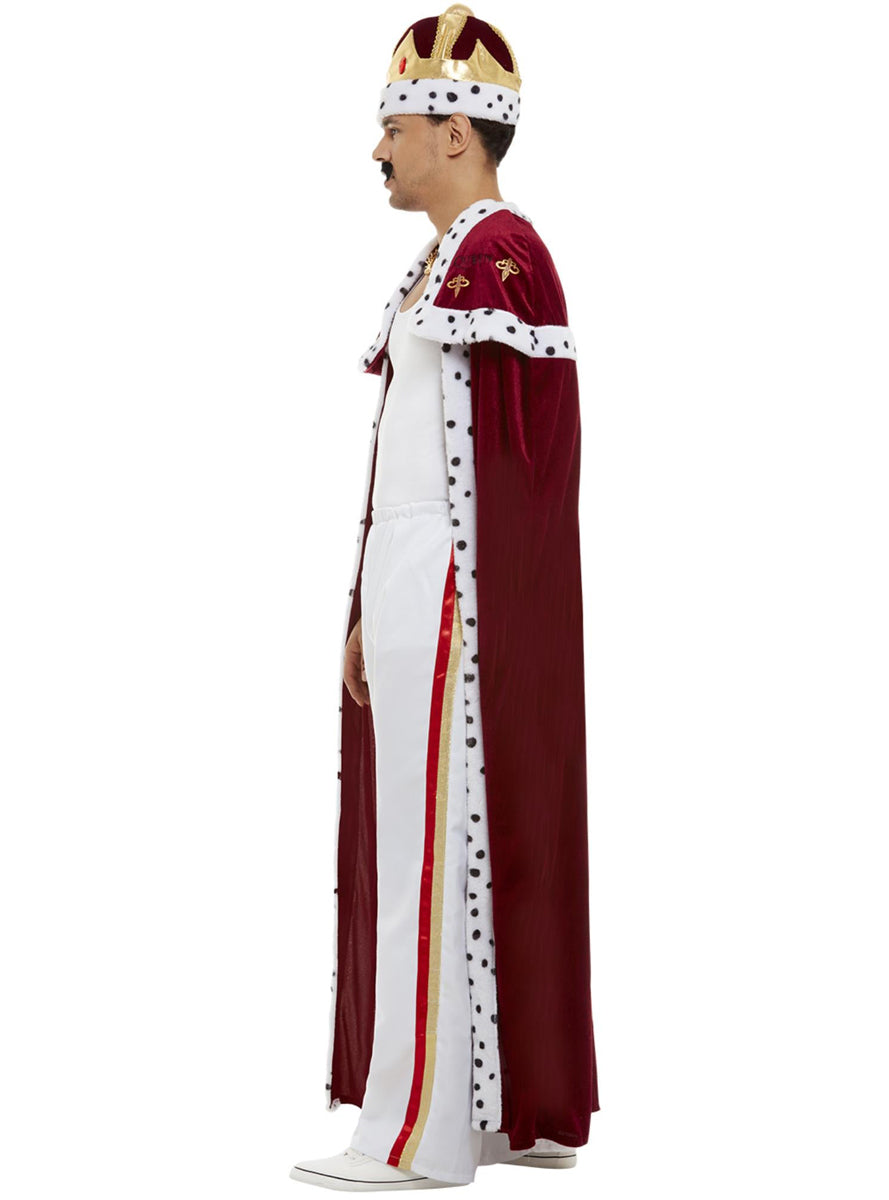 Mens Deluxe Freddy Mercury Queen Costume - Side Image