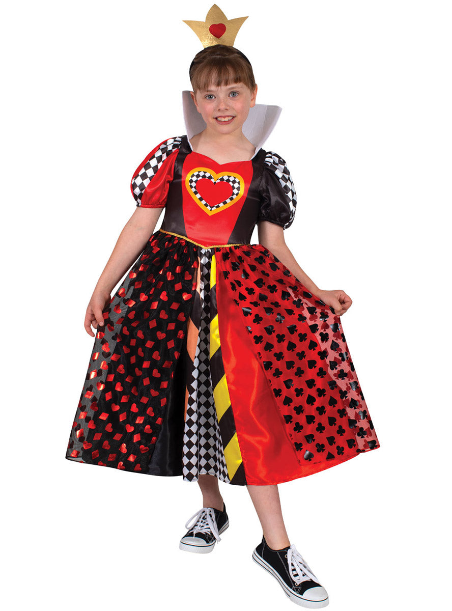 Girls Queen of Hearts Costume Alice In Wonderland Costume — free download