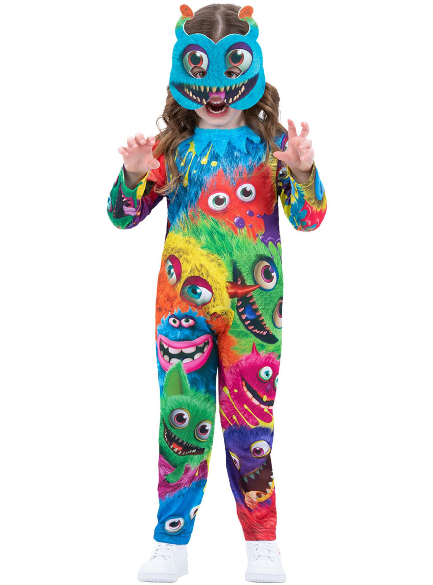 Toddler Rainbow Monster Costume - Main Image