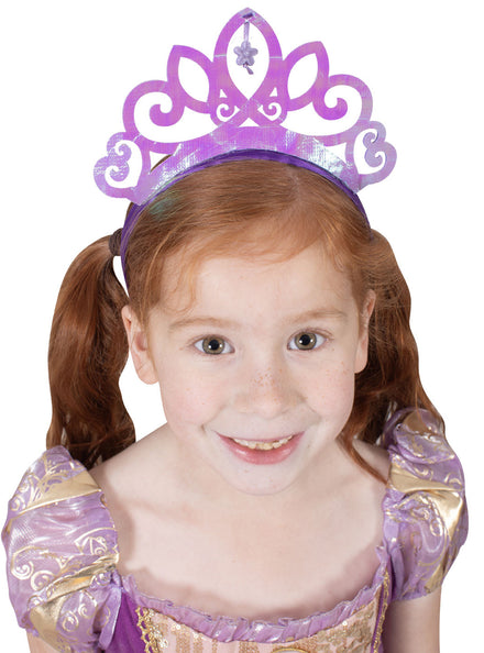 Princesss Rapunzel Girls Purple Costume Tiara - Main Image