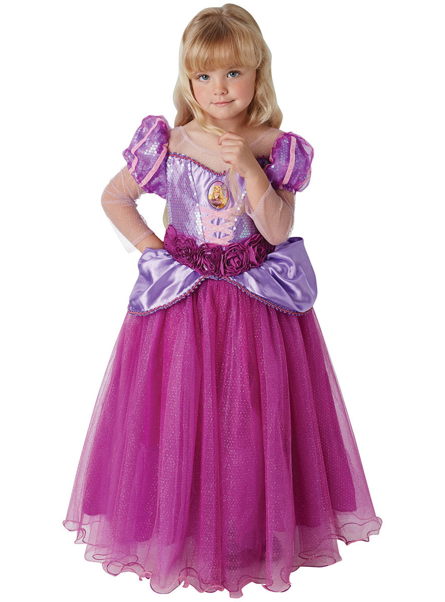 Main Image of Tangled Princess Rapunzel Premium Girls Disney Costume