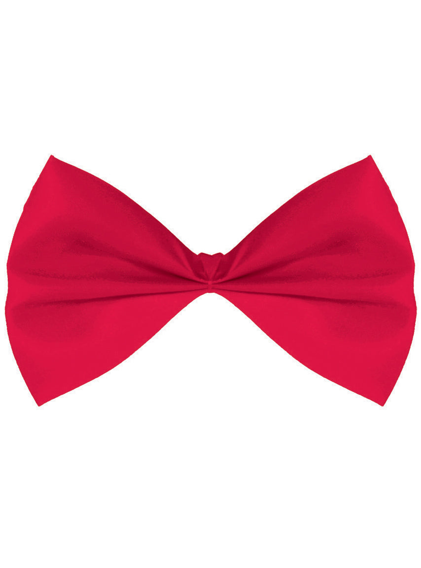 Simple Red Bow Tie Accessory