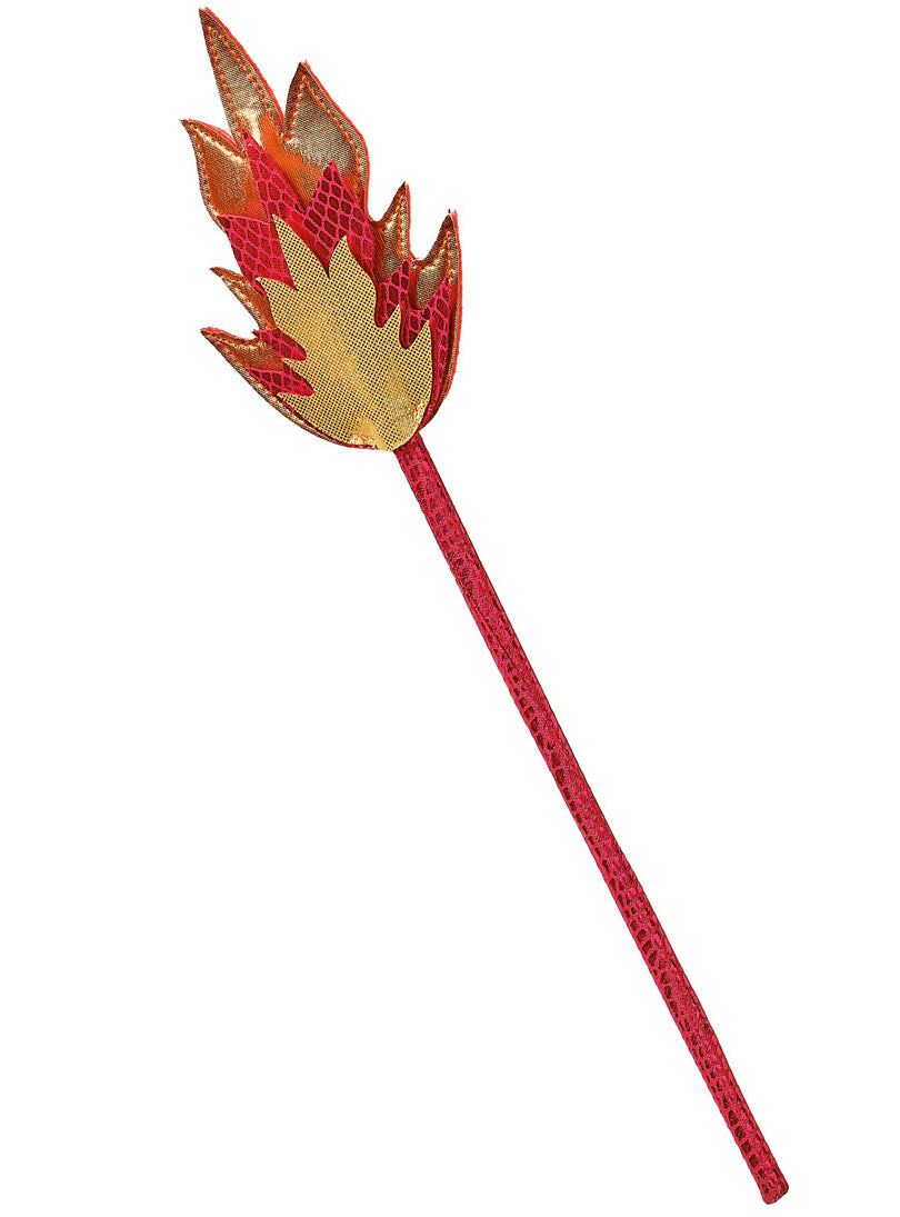 Red Flame Kids Dragon Costume Wand - Alternative Image