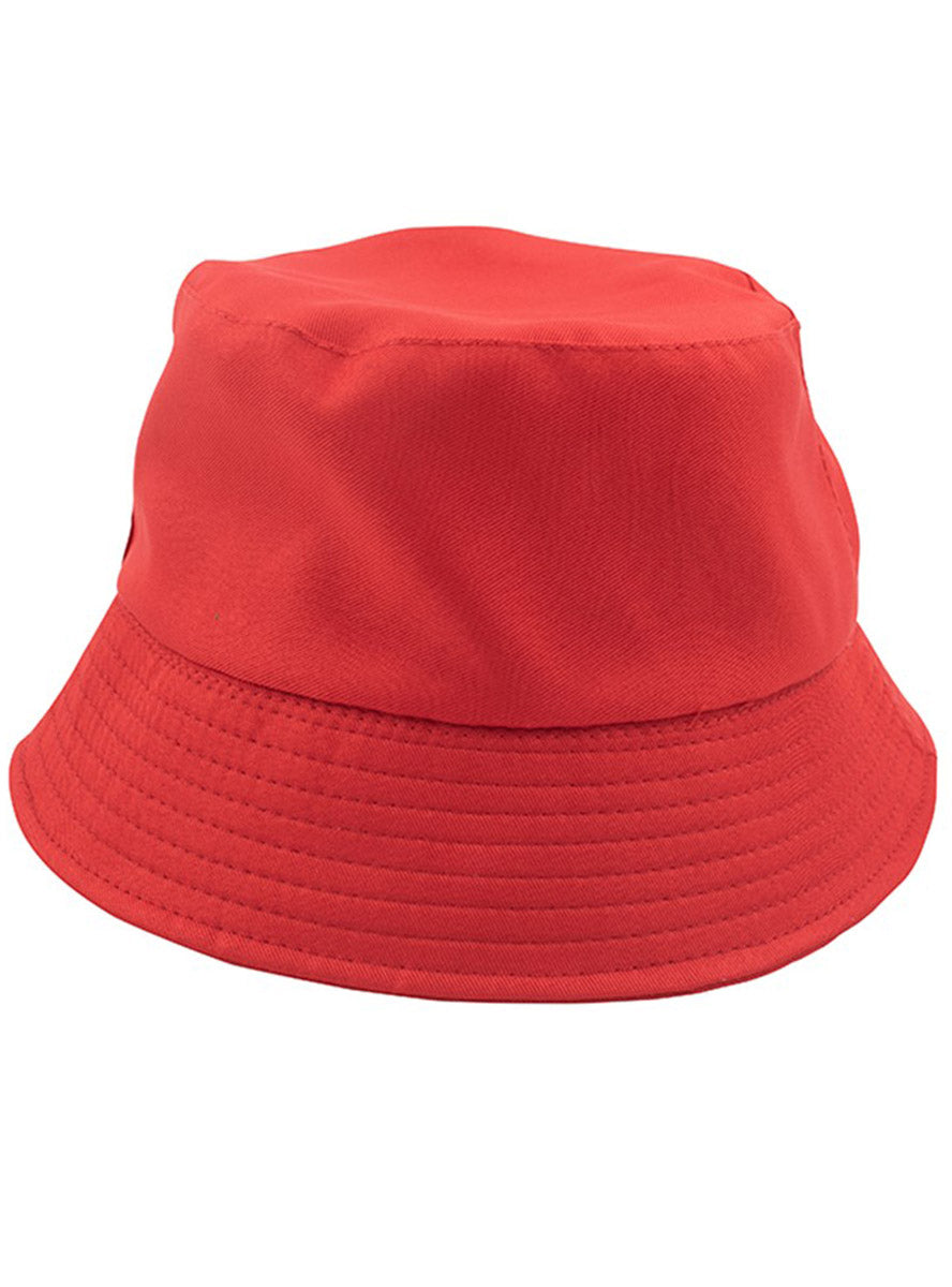 Main image of Solid Colour Red Sports Day Bucket Hat