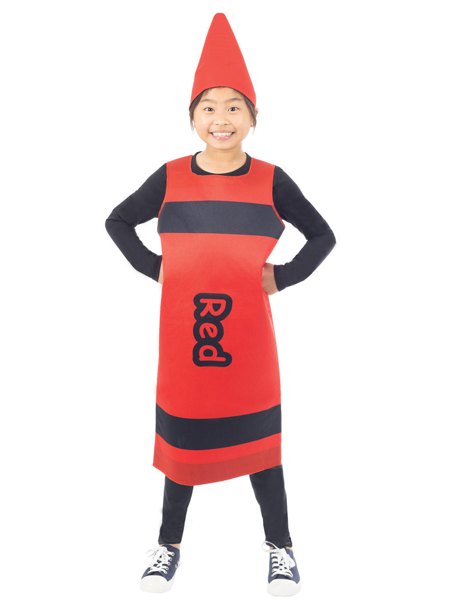 Red Crayon Kids Book Week Tabard Costume - Main Image