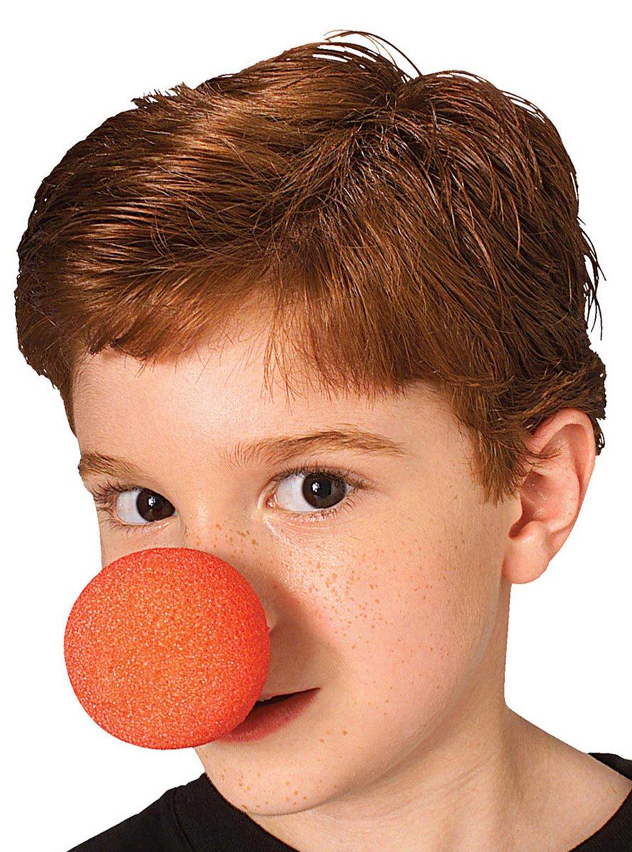 Classic Red Foam Clown Nose for Kids