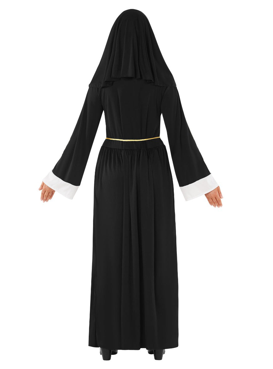 Deluxe Nun Womens Costume - Back Image